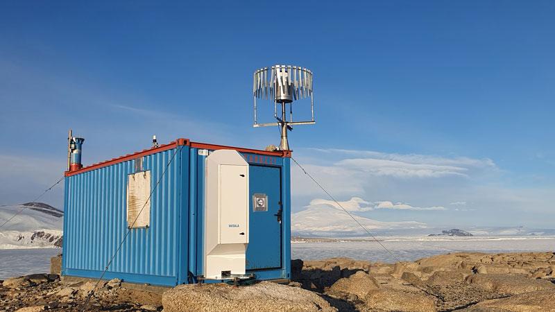Vaisala Lidar Ceilometer CL61 at Mario Zucchelli Antarctic Station