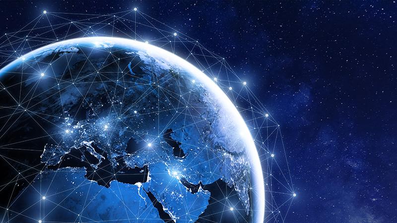 Satellites around Earth