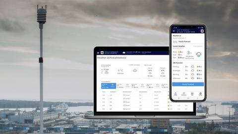 Cooperation between Vaisala and Unikie improves the real-time situational awareness of ports with hyperlocal weather insights