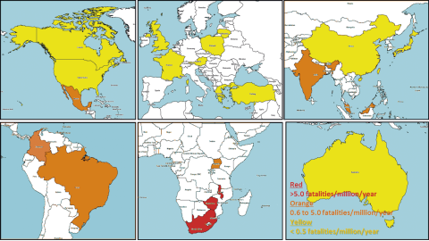 Vaisala Lightning detection systems mapping the world