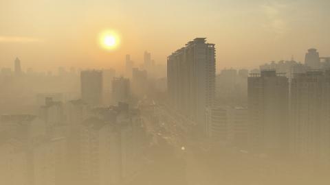Smog in the city