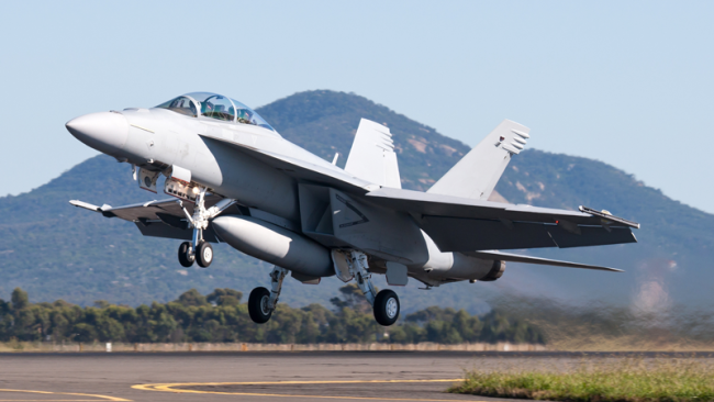 Aircraft taking off