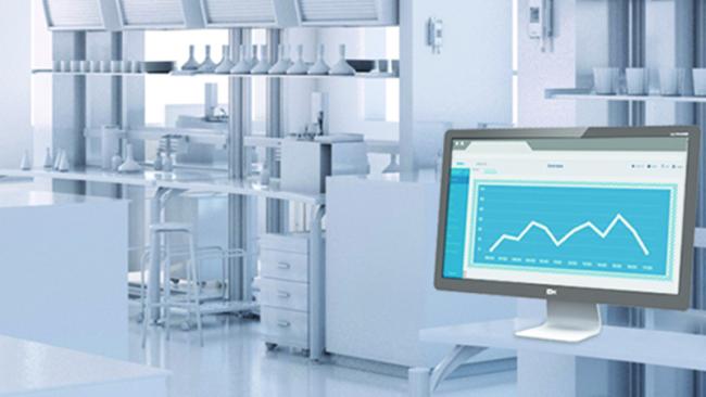 viewLinc display in laboratory setting